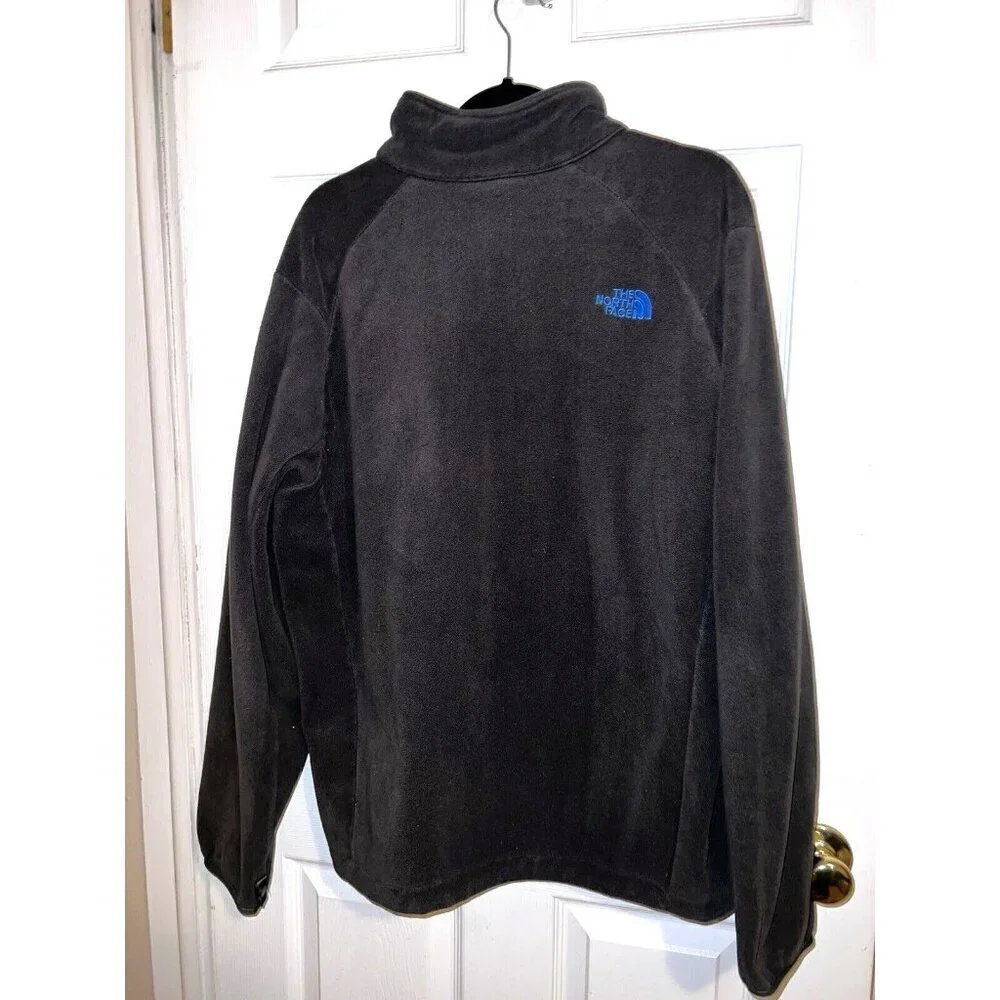 THE NORTH FACE Mens Gray Full Zipper Fleece Lined Sweater Jacket Sz XL